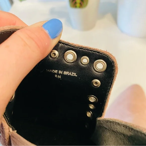 REBECCA MINKOFF DUSTY PINK ANKLE BOOTS / SIZE 8M - Picture 4 of 11